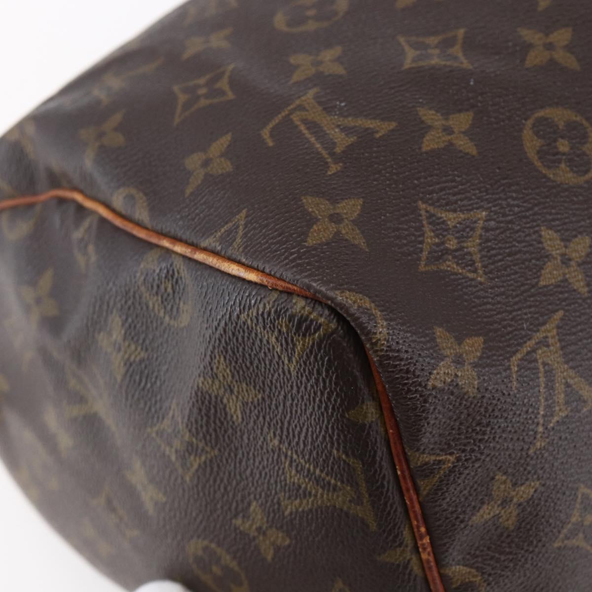 LOUIS VUITTON Monogram Speedy 30 Hand Bag M41526 LV Auth 152174