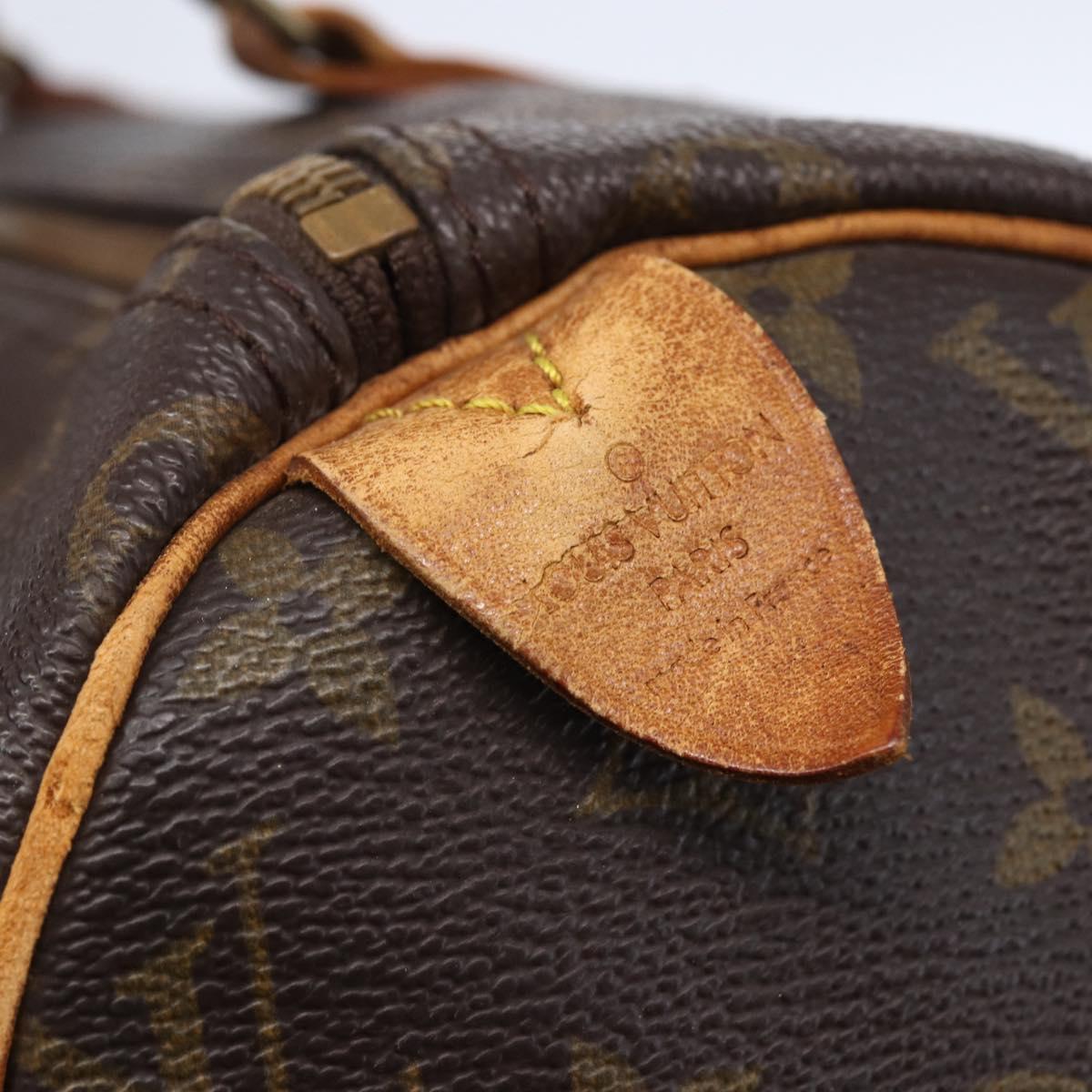 LOUIS VUITTON Monogram Speedy 30 Hand Bag M41526 LV Auth 152174