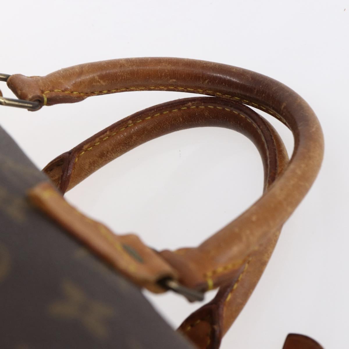 LOUIS VUITTON Monogram Speedy 30 Hand Bag M41526 LV Auth 152174