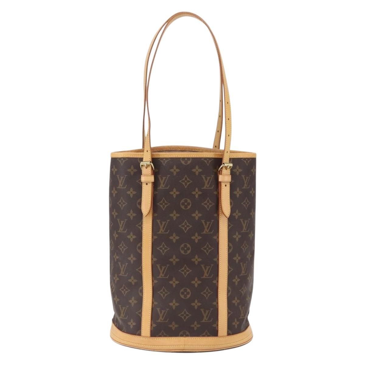 LOUIS VUITTON Monogram Bucket GM Shoulder Bag M42236 LV Auth 152177