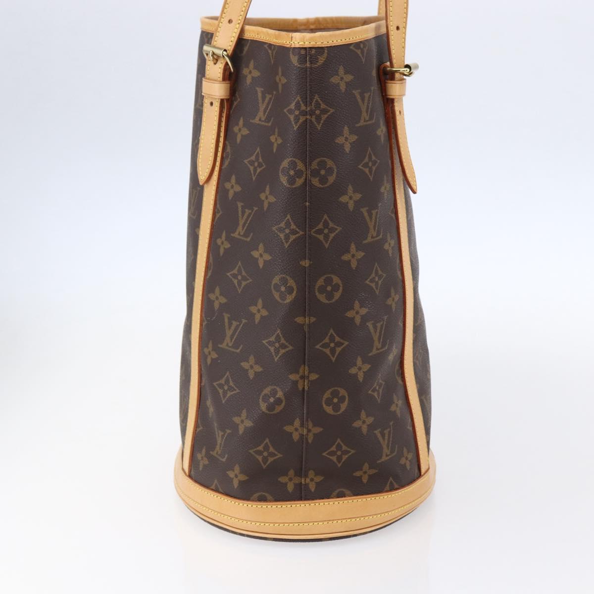LOUIS VUITTON Monogram Bucket GM Shoulder Bag M42236 LV Auth 152177
