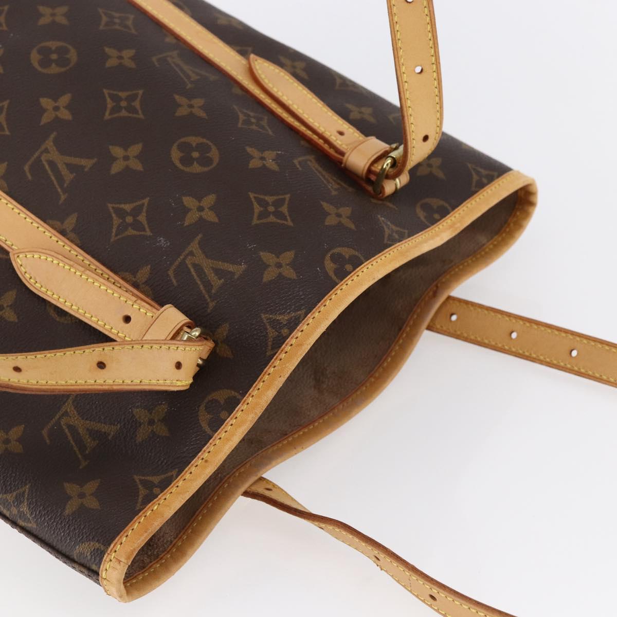 LOUIS VUITTON Monogram Bucket GM Shoulder Bag M42236 LV Auth 152177