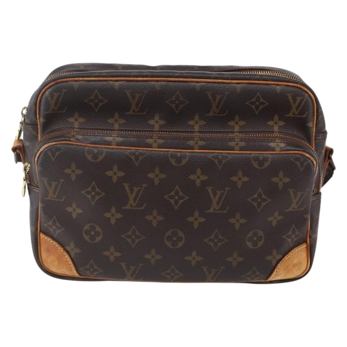 LOUIS VUITTON Monogram Nile Shoulder Bag M45244 LV Auth 152182