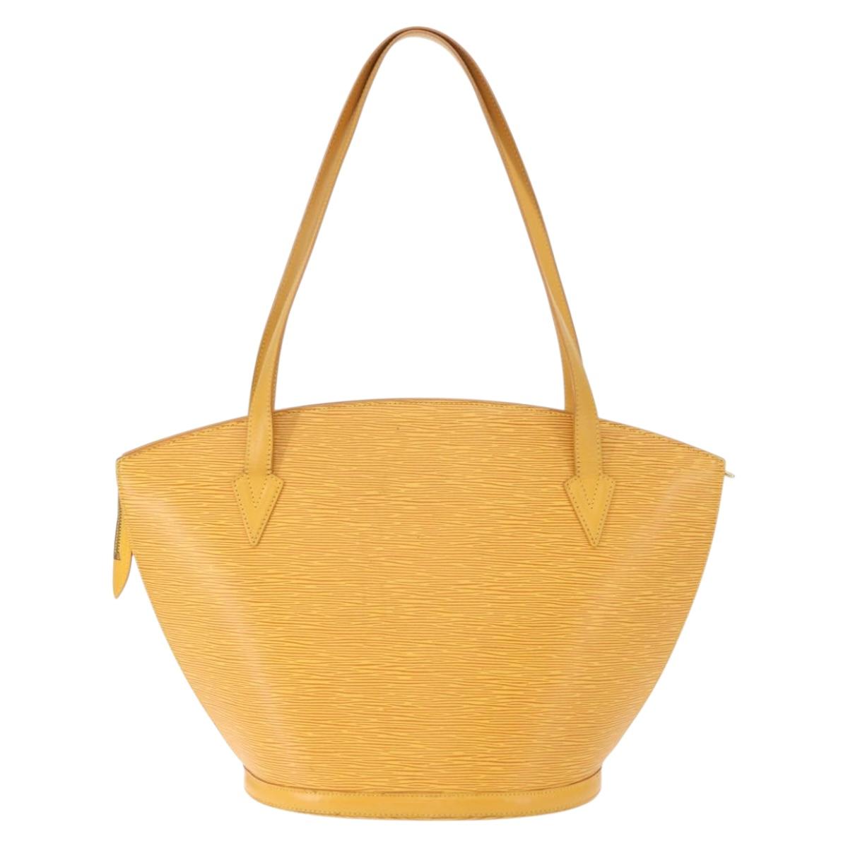 LOUIS VUITTON Epi Saint Jacques Shopping Shoulder Bag Yellow M52269 Auth 152184