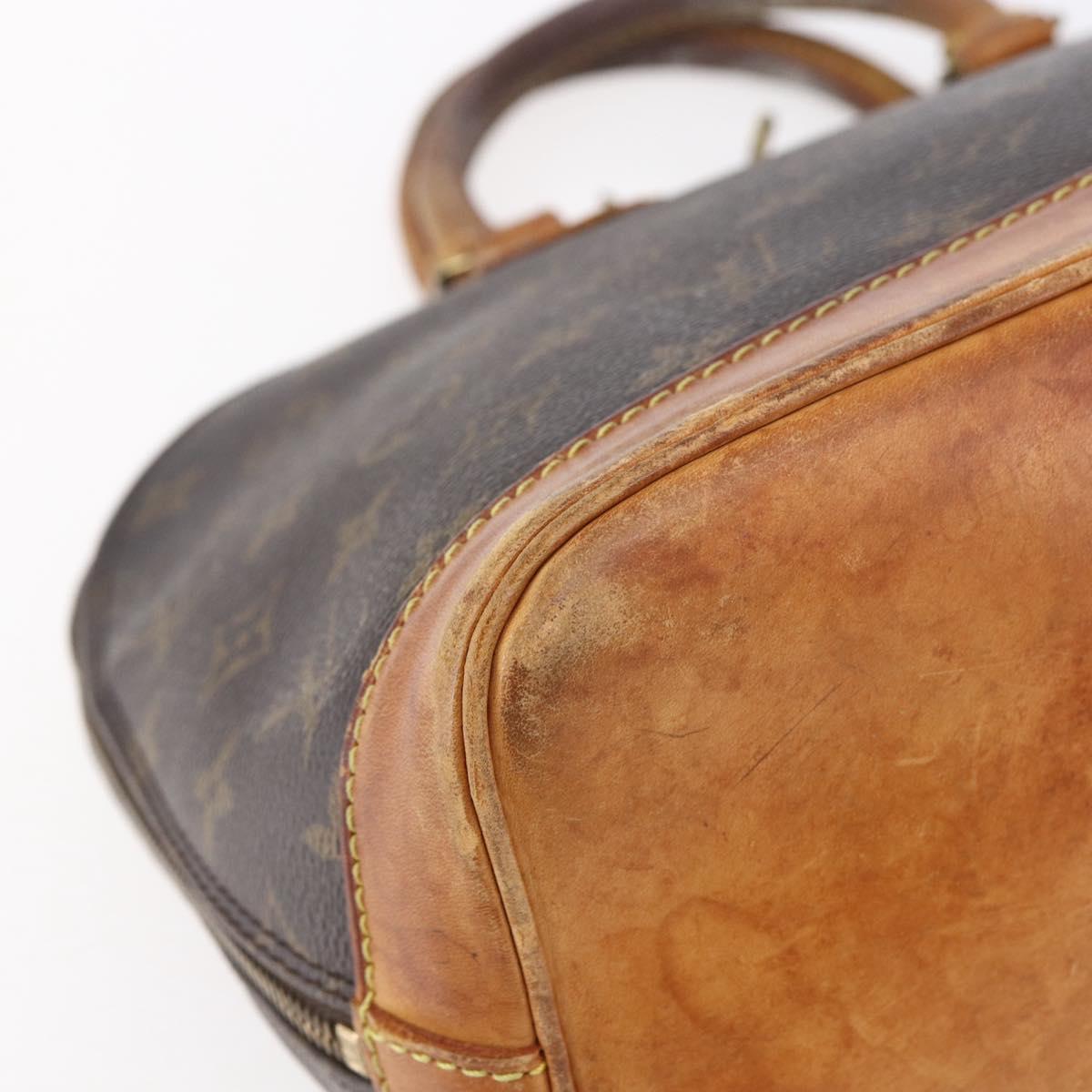 LOUIS VUITTON Monogram Alma Hand Bag M51130 LV Auth 152192