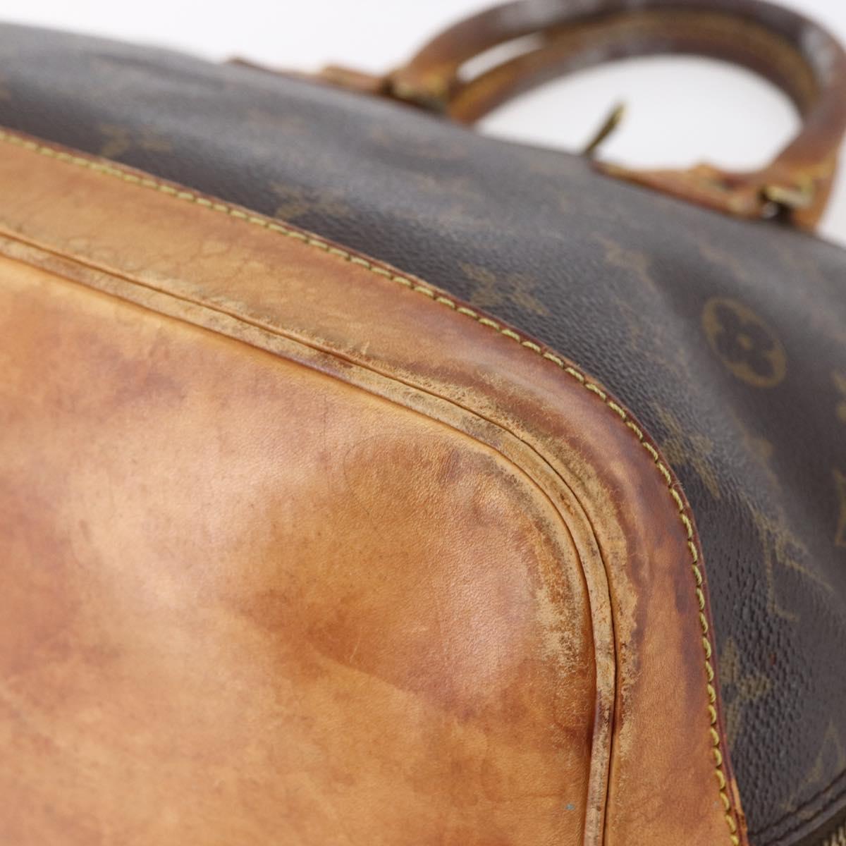 LOUIS VUITTON Monogram Alma Hand Bag M51130 LV Auth 152192