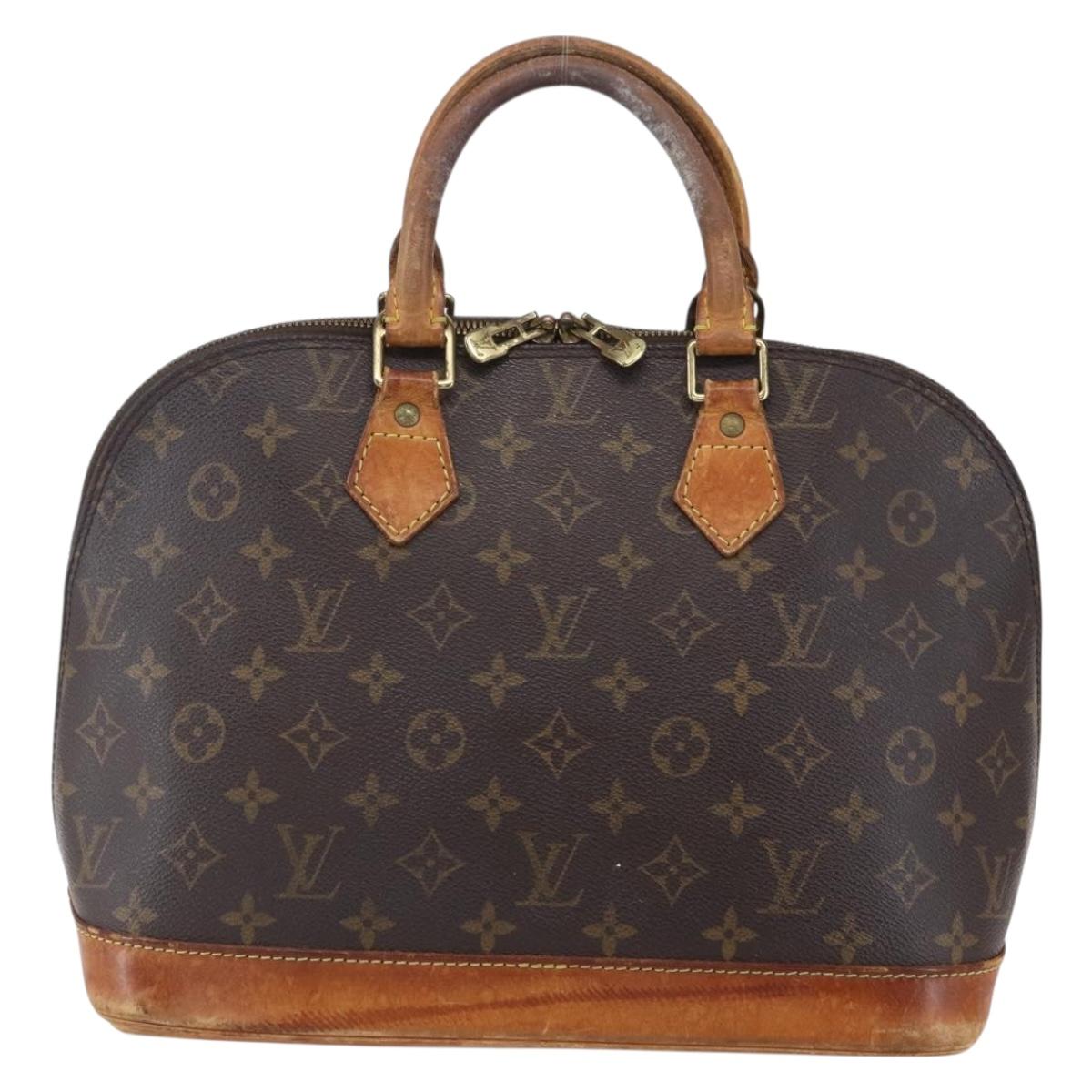 LOUIS VUITTON Monogram Alma Hand Bag M51130 LV Auth 152192