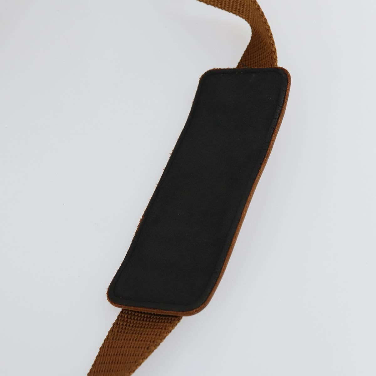 MCM Logogram Vicetos Boston Bag PVC Leather 2way Brown Gold Auth 152194