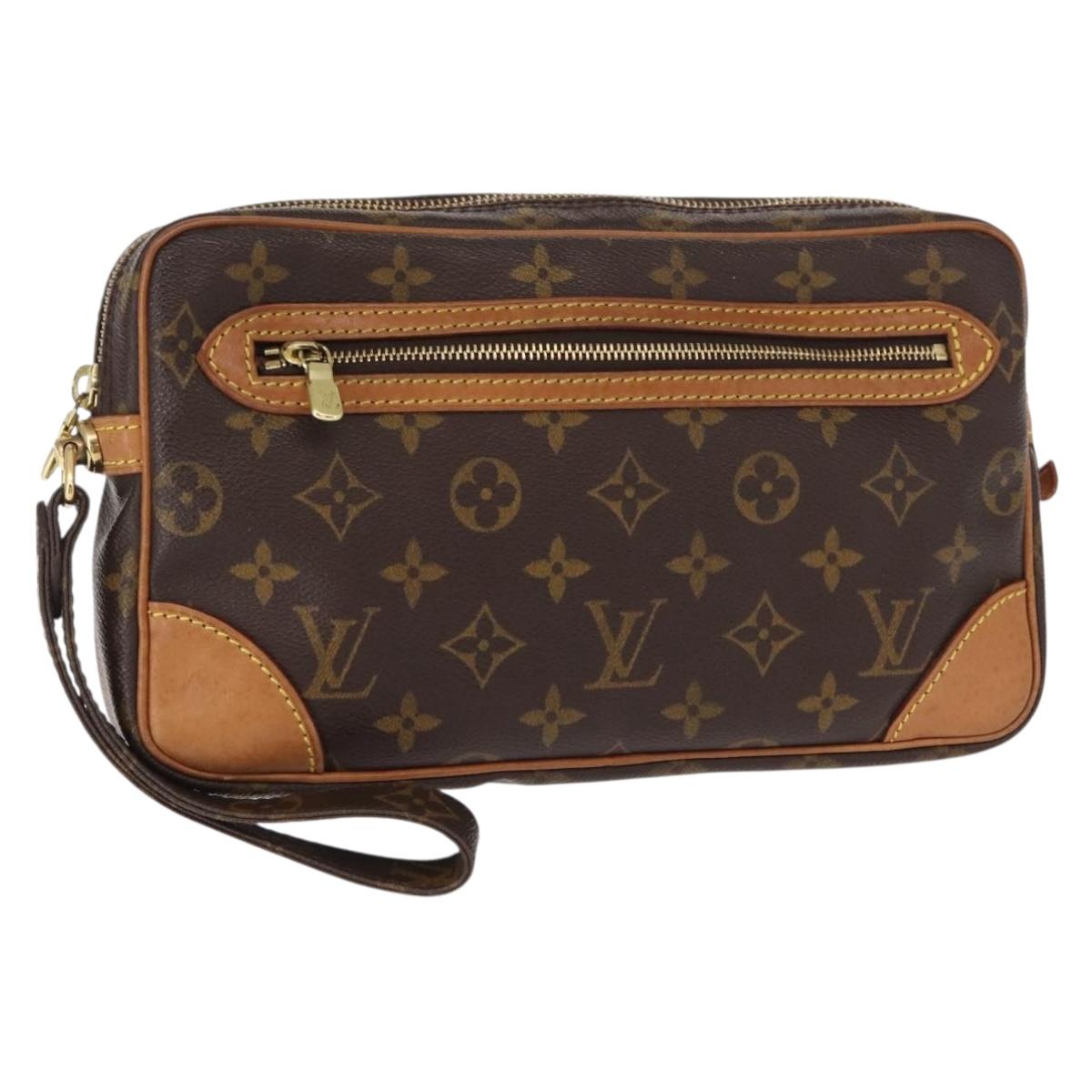 LOUIS VUITTON Monogram Marly Dragonne GM Clutch Bag M51825 LV Auth 152200