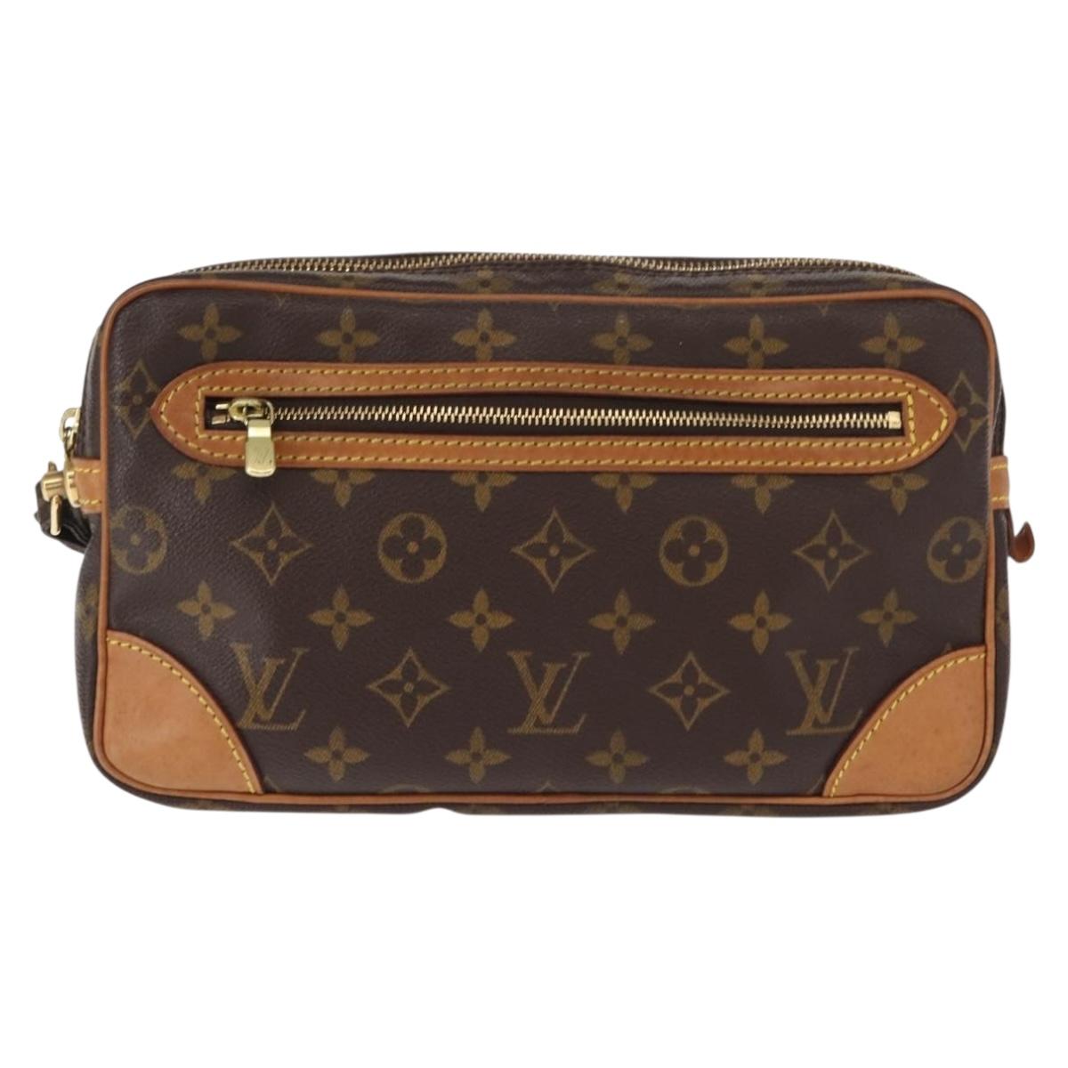 LOUIS VUITTON Monogram Marly Dragonne GM Clutch Bag M51825 LV Auth 152200