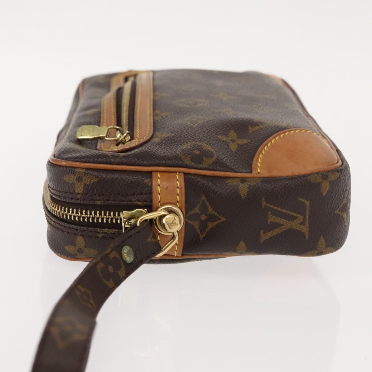 LOUIS VUITTON Monogram Marly Dragonne GM Clutch Bag M51825 LV Auth 152200