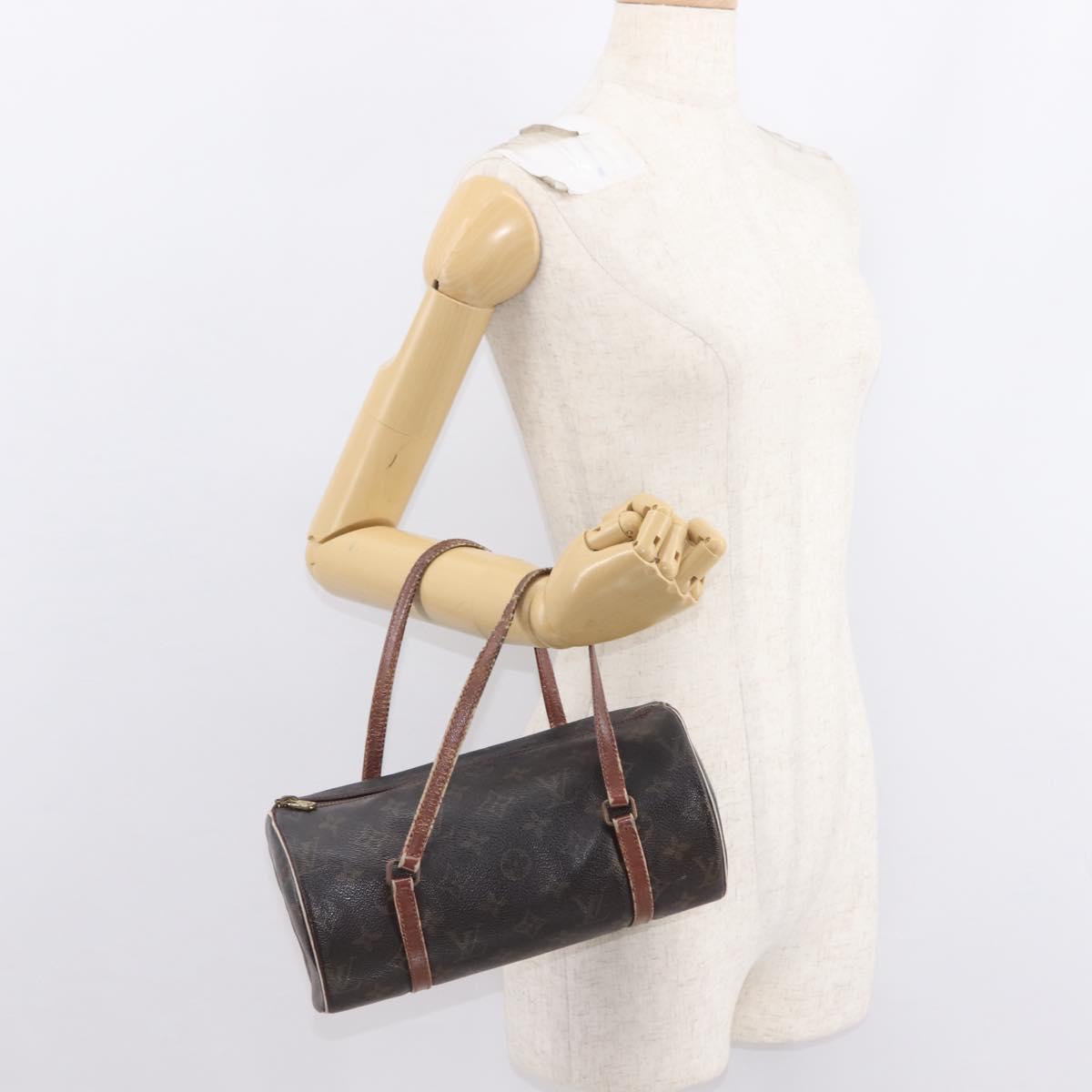 LOUIS VUITTON Monogram Papillon 26 Hand Bag M51386 LV Auth 152202