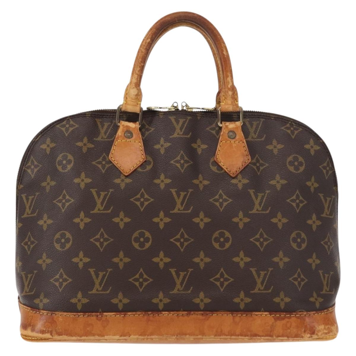 LOUIS VUITTON Monogram Alma Hand Bag M51130 LV Auth 152203