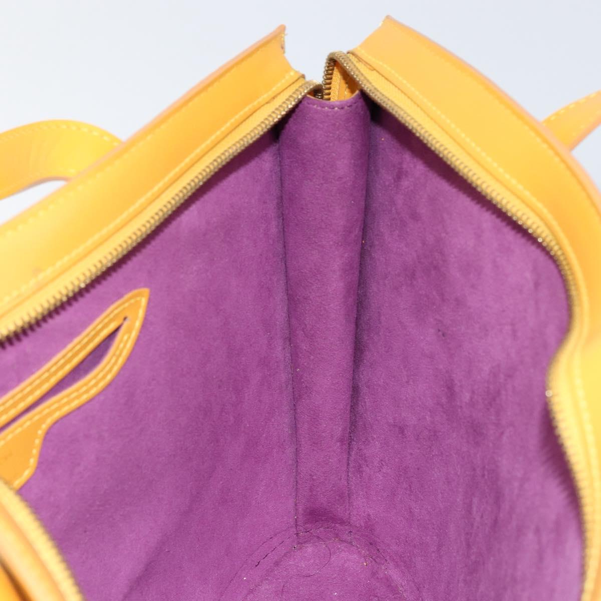 LOUIS VUITTON Epi Saint Jacques Poignees Long Bag Yellow M52339 LV Auth 152206