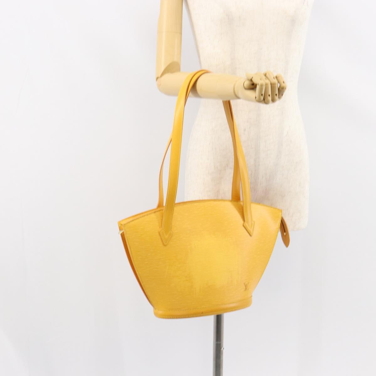 LOUIS VUITTON Epi Saint Jacques Poignees Long Bag Yellow M52339 LV Auth 152206