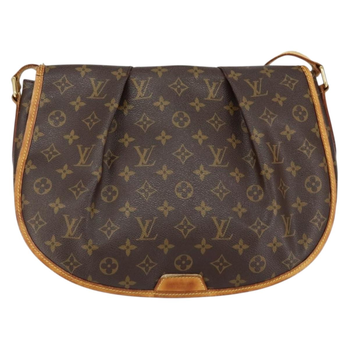 LOUIS VUITTON Monogram Menilmontant MM Shoulder Bag M40473 LV Auth 152208