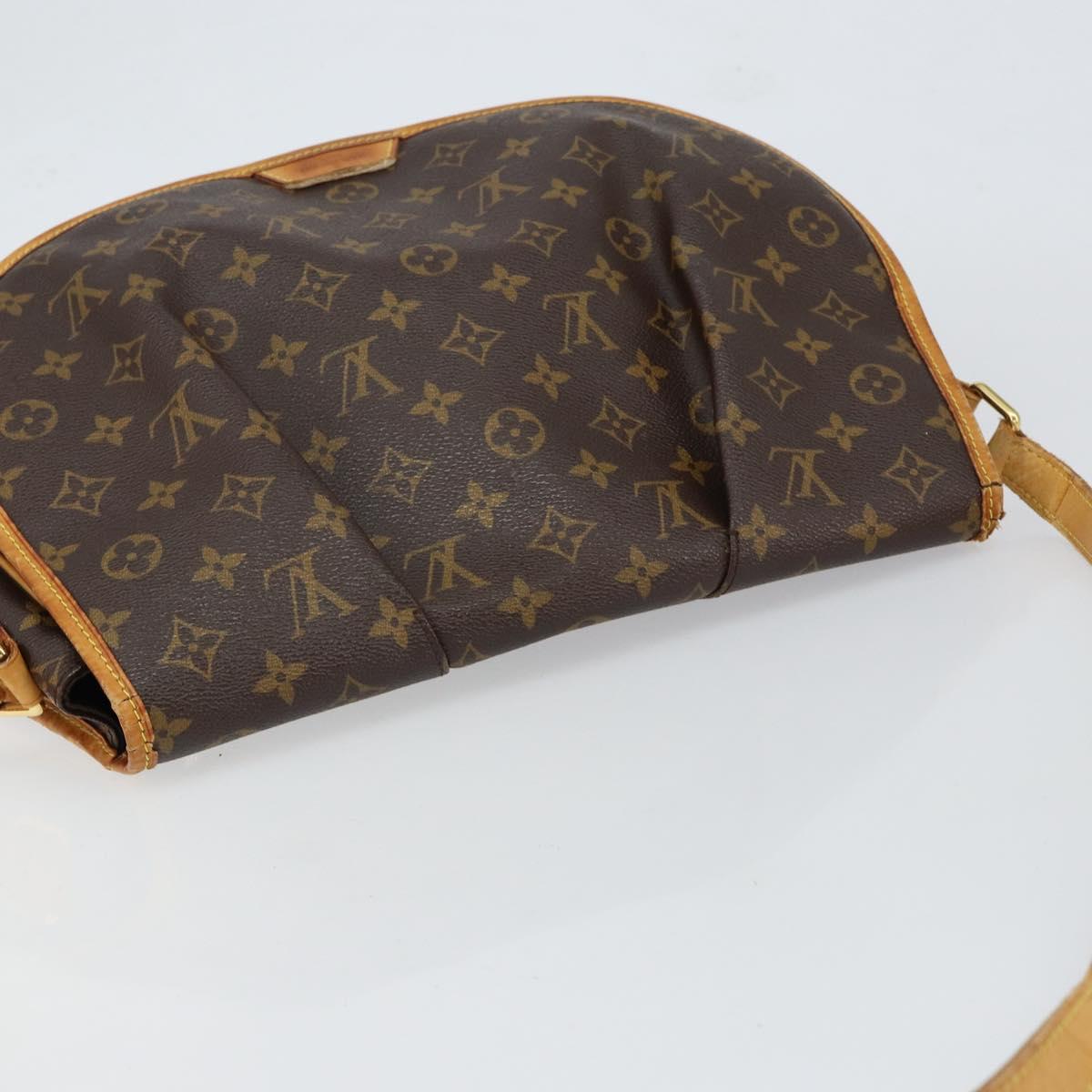 LOUIS VUITTON Monogram Menilmontant MM Shoulder Bag M40473 LV Auth 152208