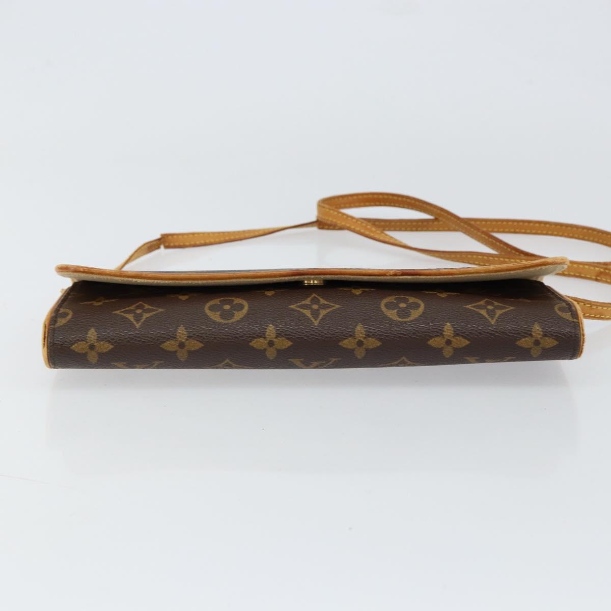 LOUIS VUITTON Monogram Pochette Twin GM Shoulder Bag M51852 LV Auth 152210