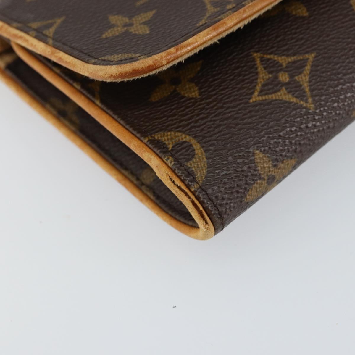 LOUIS VUITTON Monogram Pochette Twin GM Shoulder Bag M51852 LV Auth 152210