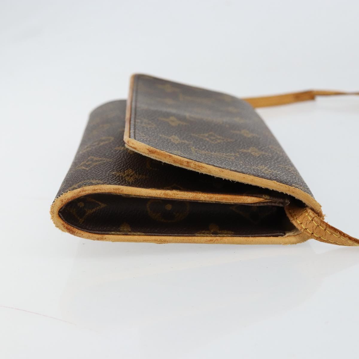 LOUIS VUITTON Monogram Pochette Twin GM Shoulder Bag M51852 LV Auth 152210