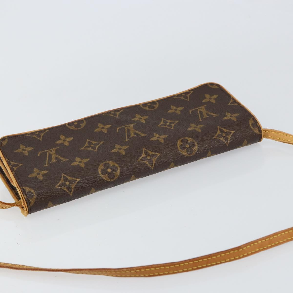 LOUIS VUITTON Monogram Pochette Twin GM Shoulder Bag M51852 LV Auth 152210