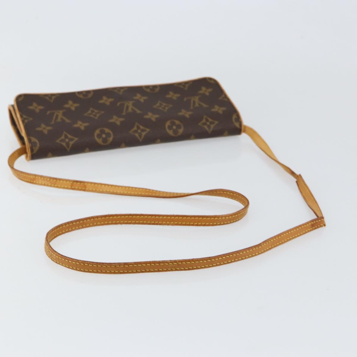 LOUIS VUITTON Monogram Pochette Twin GM Shoulder Bag M51852 LV Auth 152210