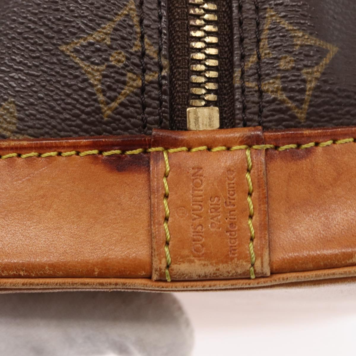 LOUIS VUITTON Monogram Alma Hand Bag M51130 LV Auth 152212