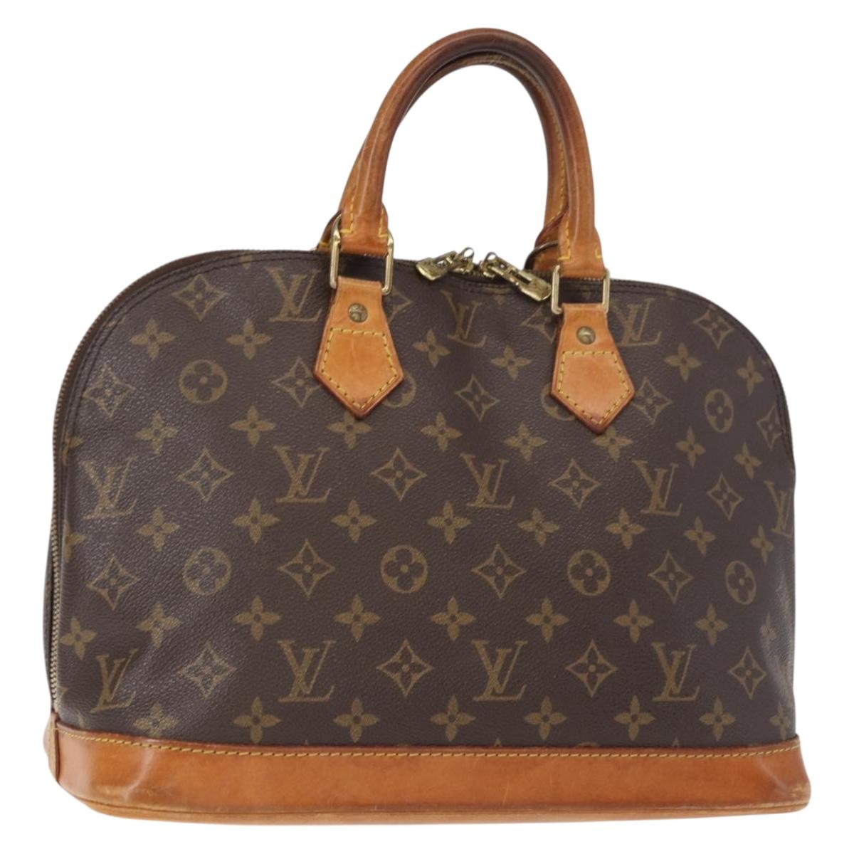 LOUIS VUITTON Monogram Alma Hand Bag M51130 LV Auth 152212
