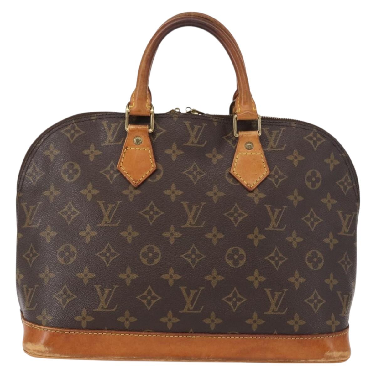 LOUIS VUITTON Monogram Alma Hand Bag M51130 LV Auth 152212