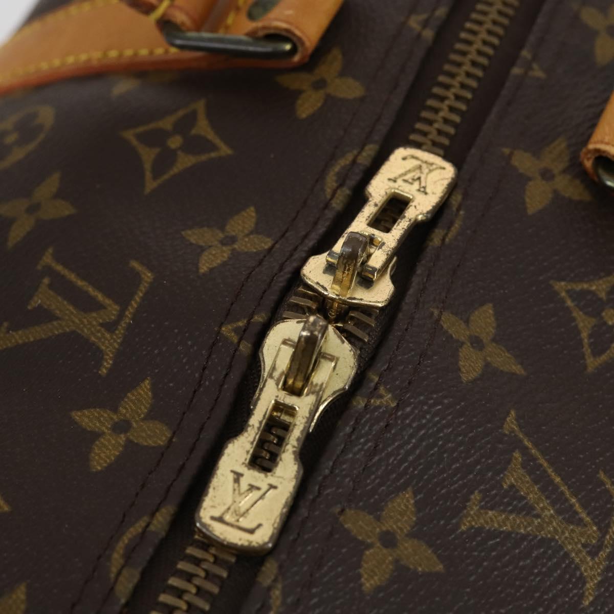 LOUIS VUITTON Monogram Keepall Bandouliere 60 Boston Bag M41412 LV Auth 152215