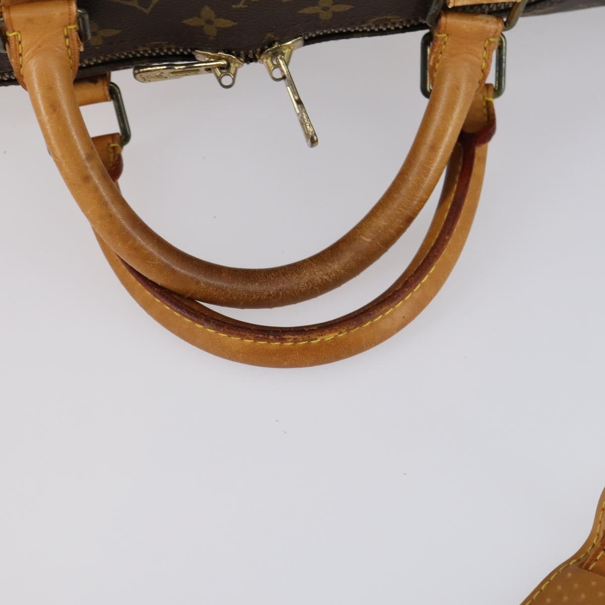 LOUIS VUITTON Monogram Keepall Bandouliere 60 Boston Bag M41412 LV Auth 152215