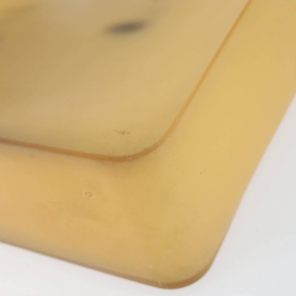 CHANEL Tote Bag Rubber Beige CC Auth 152235