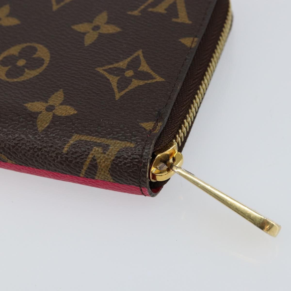 LOUIS VUITTON Monogram Zippy Wallet Giraffe Long Wallet M62085 LV Auth 152241