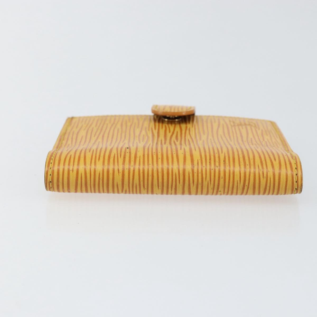 LOUIS VUITTON Epi Agenda Mini Day Planner Cover Yellow R20059 Auth 152242