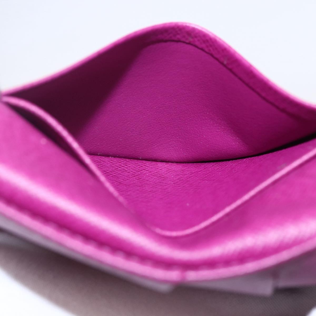 LOUIS VUITTON Epi Organizer De Poch Card Case Purple M6358K LV Auth 152248