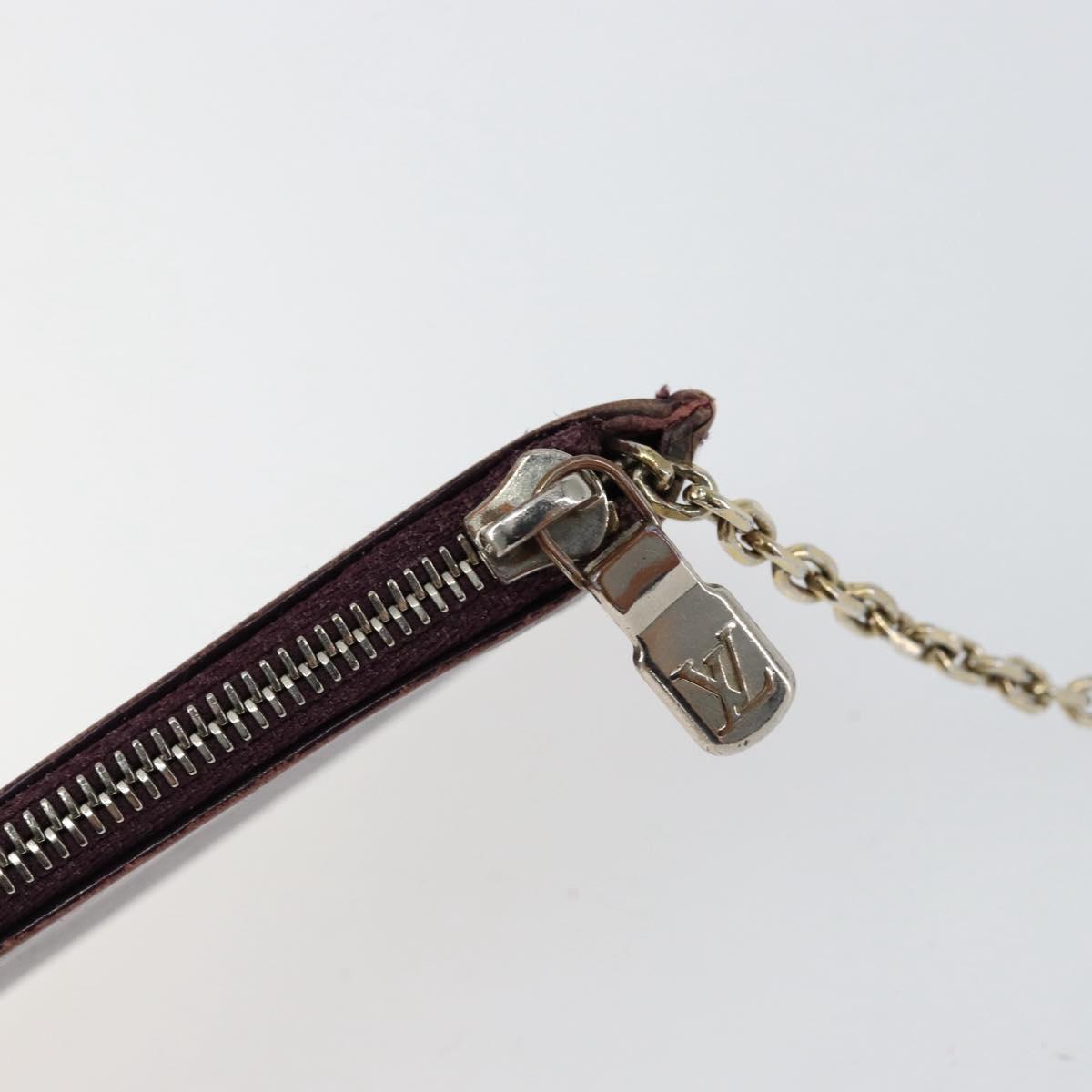 LOUIS VUITTON Epi Pochette Cles NM Coin Purse Purple M6660K LV Auth 152249