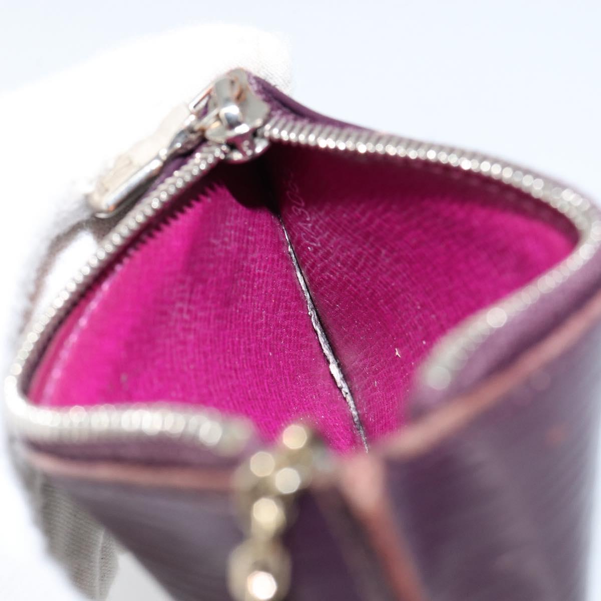 LOUIS VUITTON Epi Pochette Cles NM Coin Purse Purple M6660K LV Auth 152249