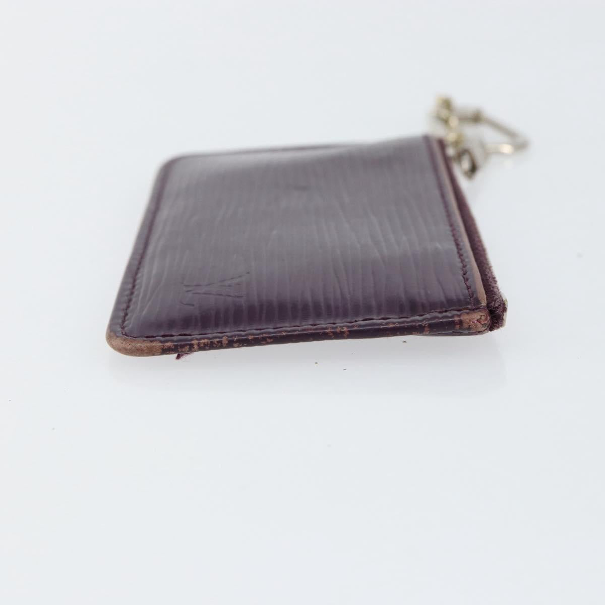 LOUIS VUITTON Epi Pochette Cles NM Coin Purse Purple M6660K LV Auth 152249