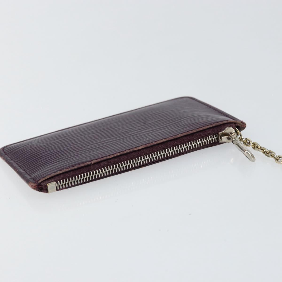 LOUIS VUITTON Epi Pochette Cles NM Coin Purse Purple M6660K LV Auth 152249