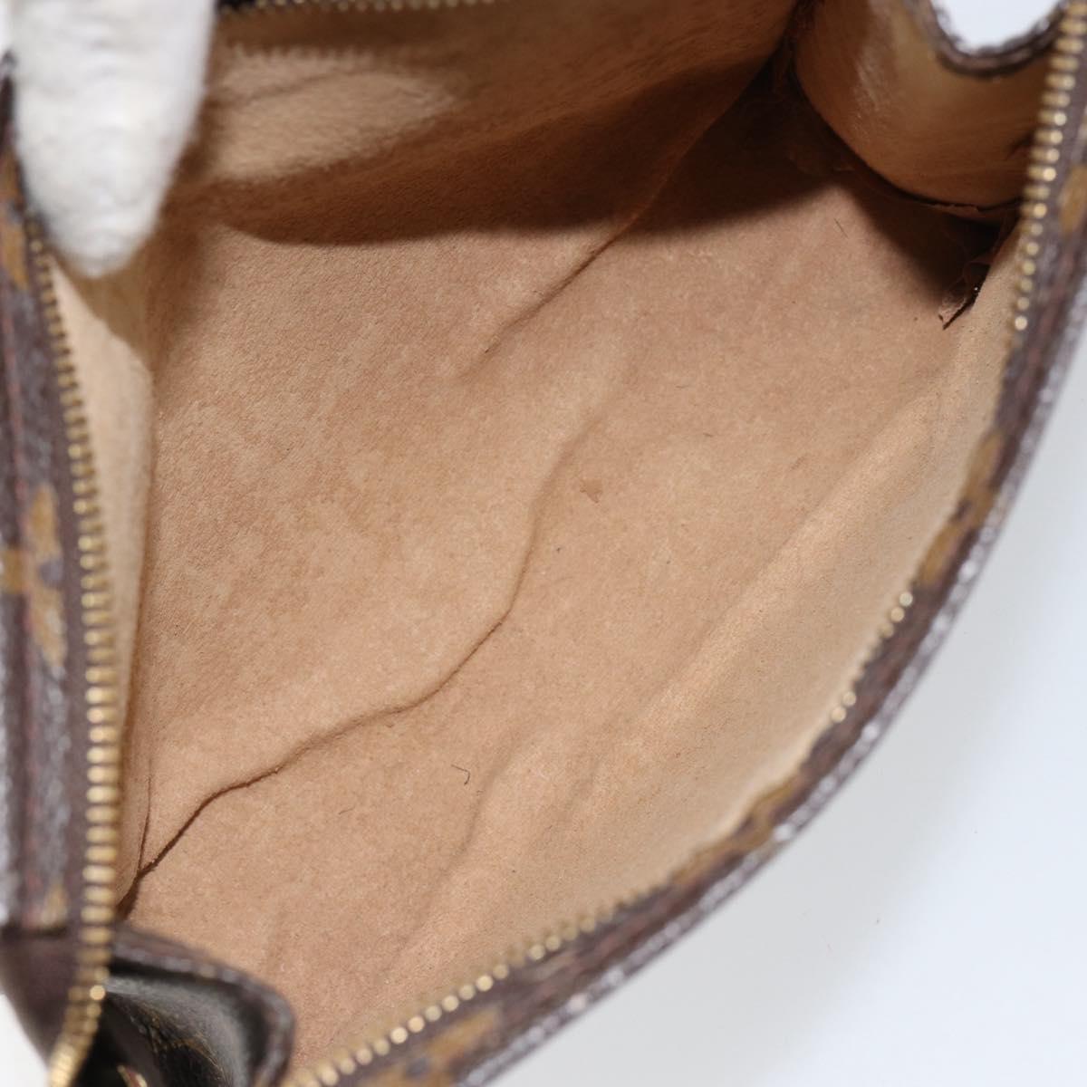 LOUIS VUITTON Monogram Poche Toilette 19 Pouch M47544 LV Auth 152251