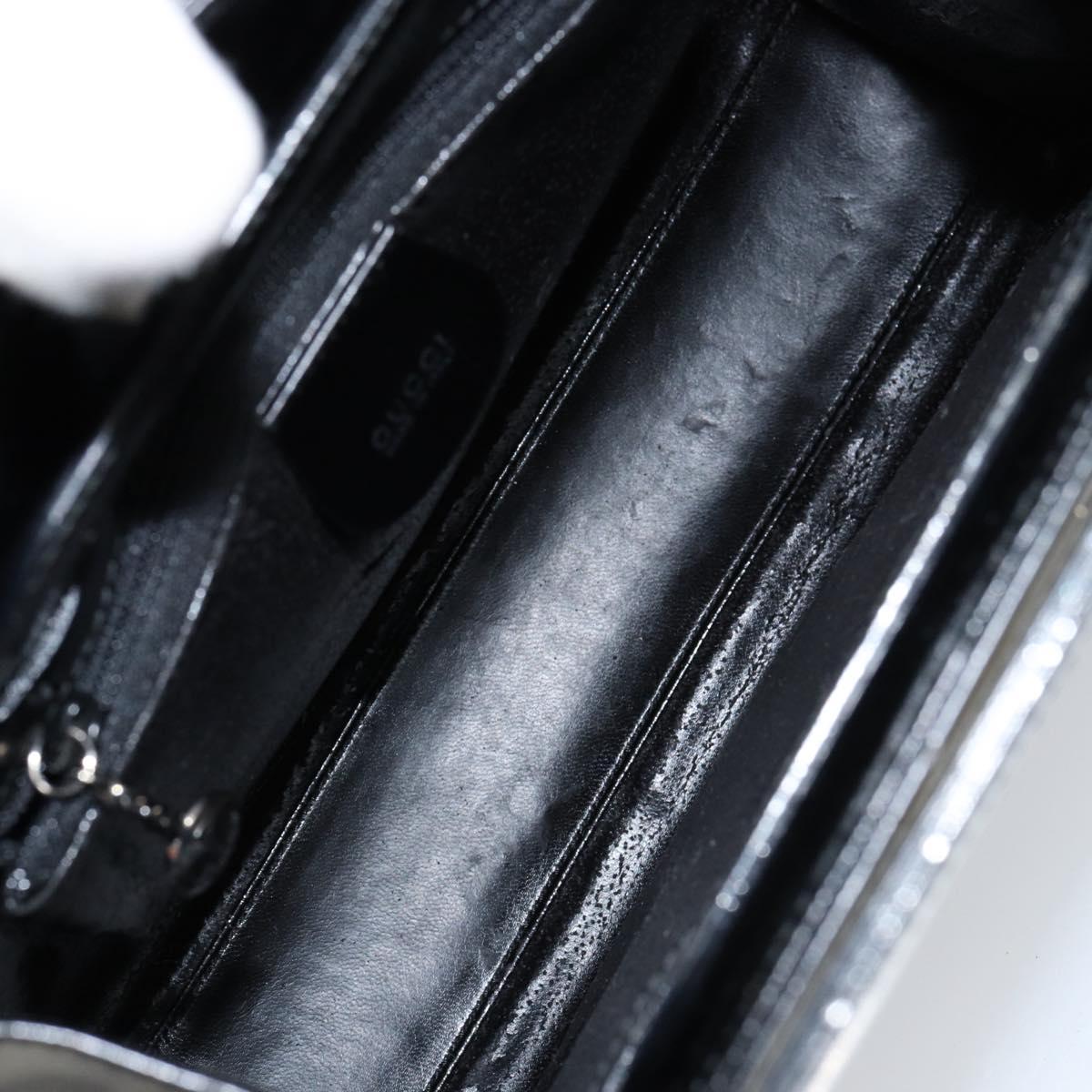 GUCCI Tote Bag Vinyl Black 001 2058 1773 5 Auth 152253