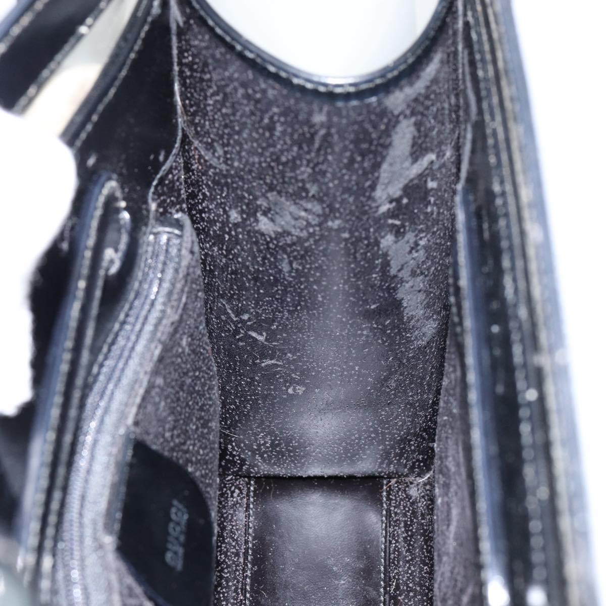 GUCCI Tote Bag Vinyl Black 001 2058 1773 5 Auth 152253