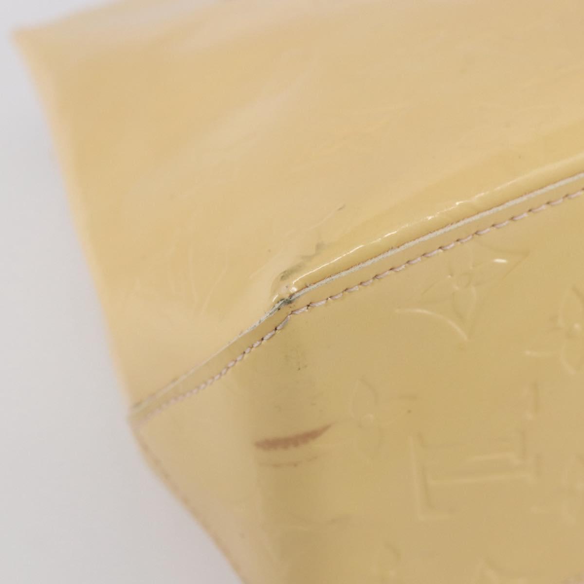 LOUIS VUITTON Monogram Vernis Reade PM Bag Marshmallow Pink M91306 Auth 152261