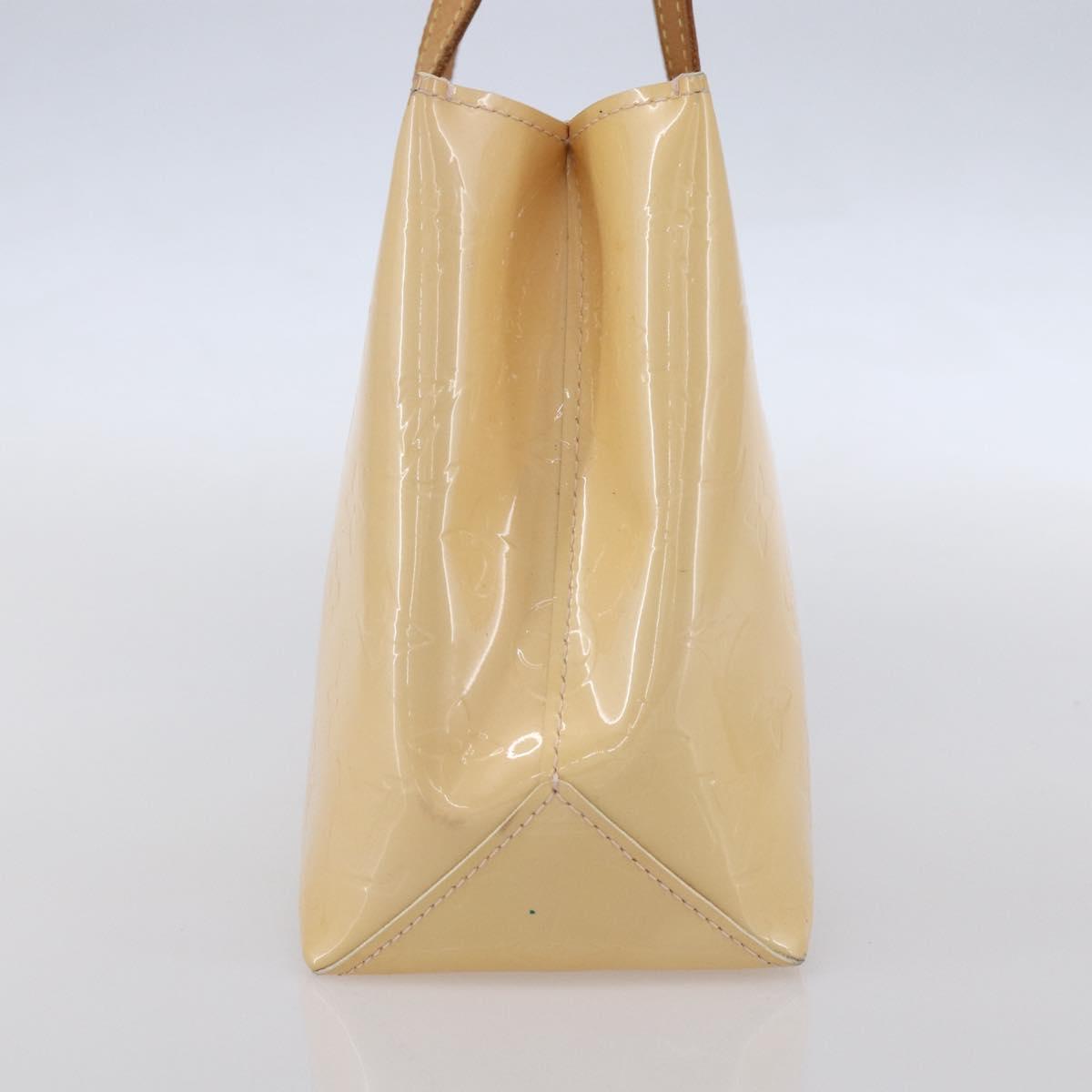 LOUIS VUITTON Monogram Vernis Reade PM Bag Marshmallow Pink M91306 Auth 152261