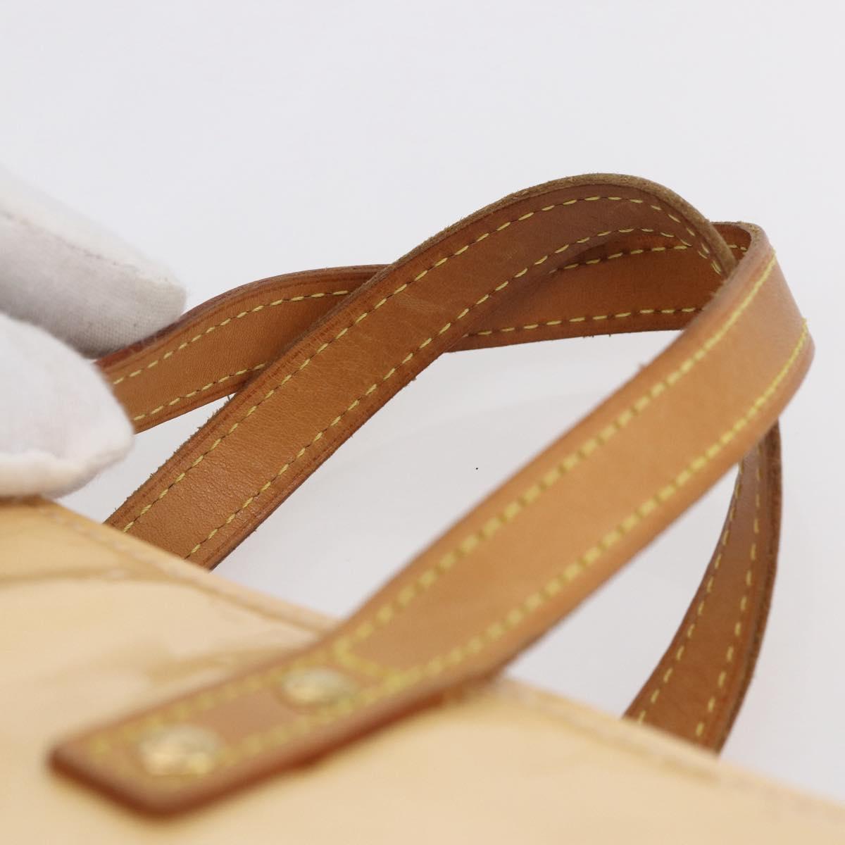 LOUIS VUITTON Monogram Vernis Reade PM Bag Marshmallow Pink M91306 Auth 152261