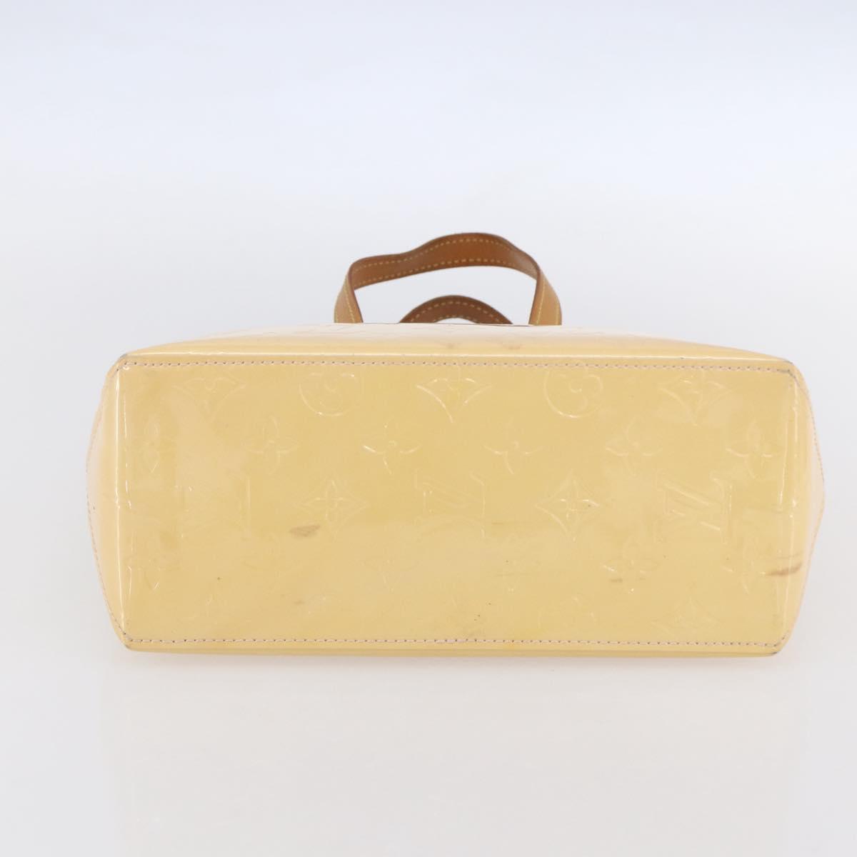 LOUIS VUITTON Monogram Vernis Reade PM Bag Marshmallow Pink M91306 Auth 152261