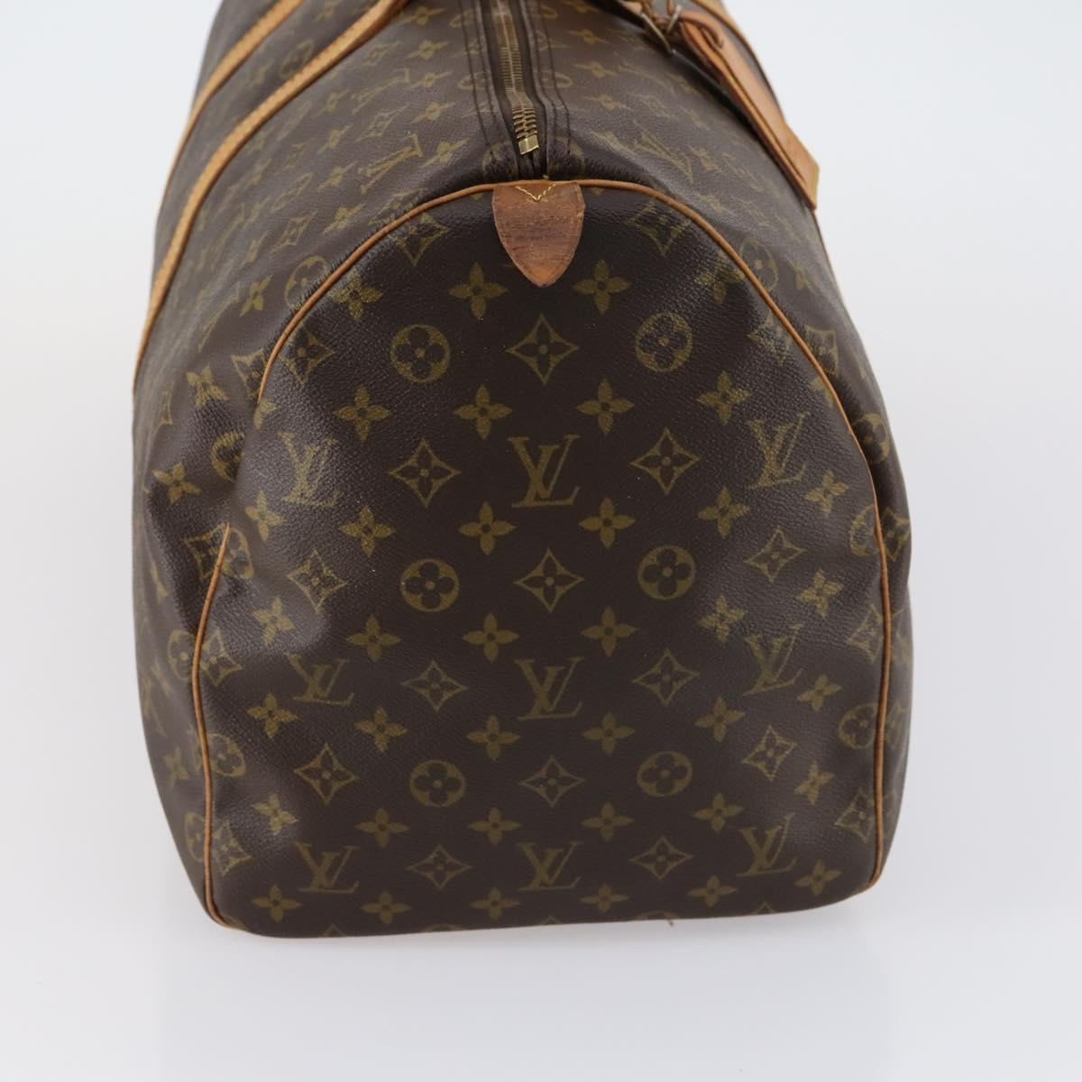 LOUIS VUITTON Monogram Keepall 55 Boston Bag M41424 LV Auth 152269
