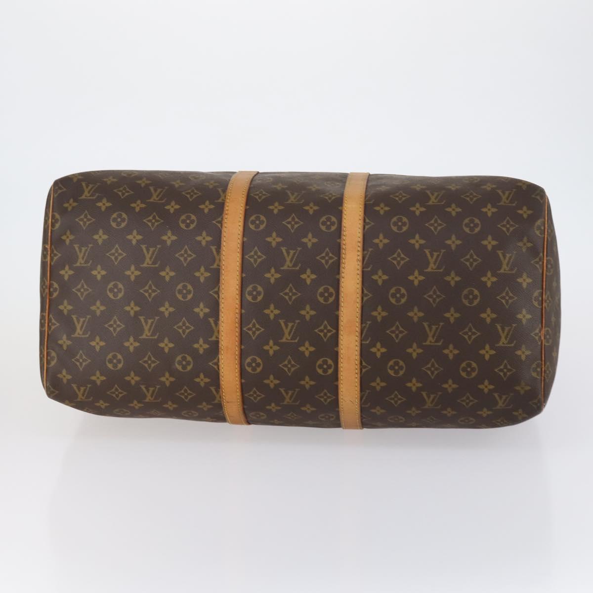 LOUIS VUITTON Monogram Keepall 55 Boston Bag M41424 LV Auth 152269