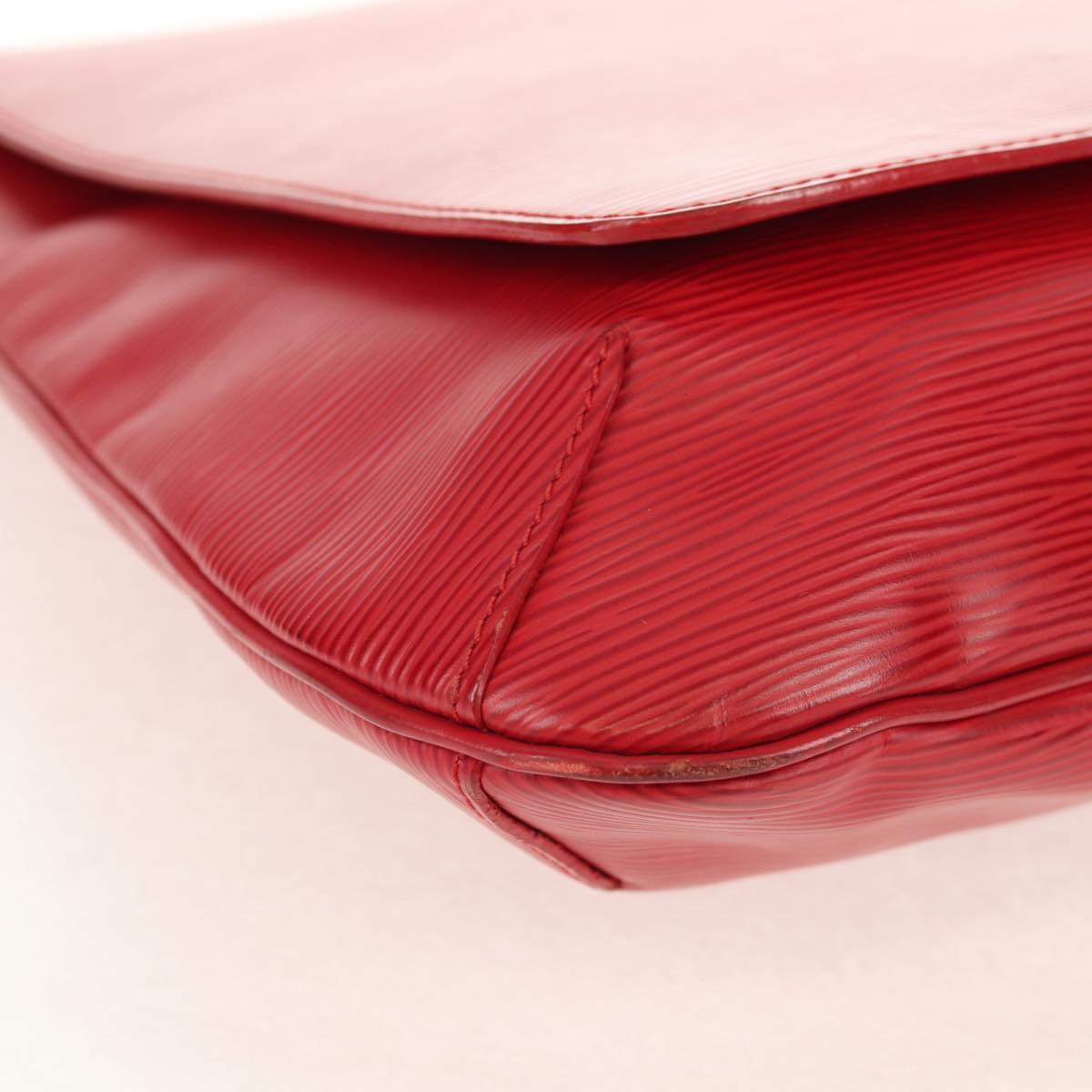 LOUIS VUITTON Epi Musette Shoulder Bag SPO Red LV Auth 152281V