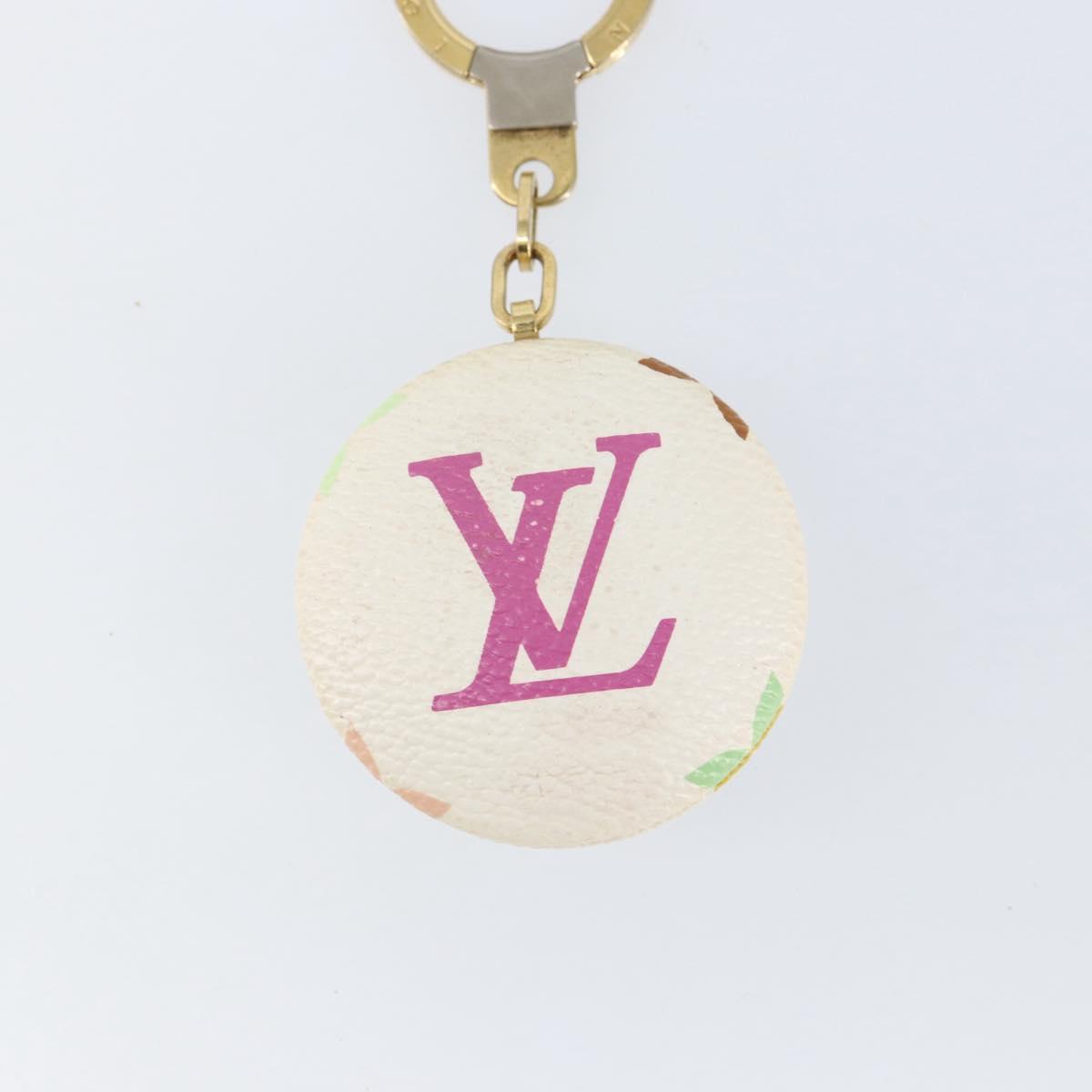 LOUIS VUITTON Monogram Multicolor Astropill Charm White M51911 LV Auth 152282
